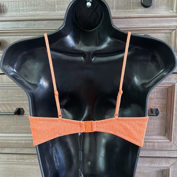 Orange sparkle Bathing suits top - Picture 4 of 7